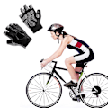 Miniatyrbild 5 av 5: Träningshandskar Män Kvinnor Viktlyftning Gym Träning Cykling Fullt Handflateskydd Andningsbara Handskar (svart) S
