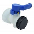 [RM] Ventil för IBC 1000 liter 2\" / 62 mm tankventil Integrerad Plast DN40 (62 mm)