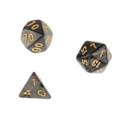 Miniatyrbild 5 av 5: 7X Polyedriska Tärningar 16mm För Dungeons And Dragons DND MTG Bordsspel Svart