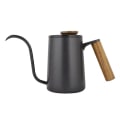 Miniatyrbild 2 av 4: Lång Pip Kaffekanna Svanhals Kaffebryggare Svart Rostfritt Stål 350ml