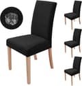 [RM] 4 pieces, dining chair cover stretch modern chair protector wash