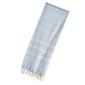 Miniatyrbild 4 av 5: Fouta turkisk handduk i bomull strand spa pestemal badhandduk 180x100cm blå