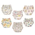 [RM]Unisex Cotton Reusable Potty Training Pants Breathable 6-pack 100 style 5 100-XF15- 100 style 5 100 style 5,A