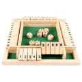 Miniatyrbild 1 av 5: Four Way Shut The Box 10 Nummer Spel Drickspel Set Jeux De Table