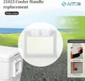 Miniatyrbillede 4 af 5: Erstatningshåndtag til køleboks kompatibel med Igloo 25-72 Quart plastmateriale med hardware