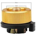 Miniatyrbillede 3 af 5: Adapter Campingadapter Butangasadapter Konverter Type Dyse til Camping Vandring Fiskeri Guld
