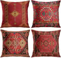 [RM]Kasta kuddfodral geometrisk marockansk heminredning set om 4 orientaliska