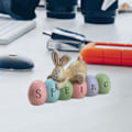 Miniatyrbild 5 av 5: Påskägg Hänge Stilfull Intressant Flerfärgad Akryl Ägg Ornament för Festival 2