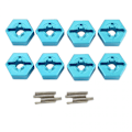 Miniatyrbild 1 av 5: Hjulnav Hex Adapter Passar För Wltoys 144001 RC Buggy Bil Uppgraderingsdelar