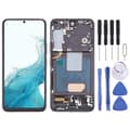 For Samsung Galaxy S22 5G SM-S901B EU Version TFT LCD Screen Digitizer Full Assembly with Frame (Black) Black
