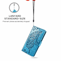 Miniatyrbillede 6 af 6: iPhone 13 - Læderetui med sommerfugleprint - Blå 40