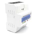 [RM]4-wire Three-phase Energy Meter 220/380V 5-80A Energy Consumption kWh Meter DIN Rail Installation Digital Electric Meter with Backlit LCD Display, W