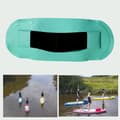 Miniatyrbillede 3 af 4: Pvc Rem Håndtag Patch Sup Paddle Board Oppustelige Både Kajak Til Sædehåndtag S Light Green