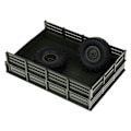 Miniatyrbild 4 av 5: Uppgraderingssläp RC Bil DIY Delar Set För WPL B1 B14 B16 B24 1/16 Grön Bil