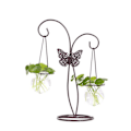 Miniatyrbild 2 av 5: Hydroponisk Fjärilsform Transparent Växt Hängande Blomvas Behållare En