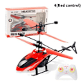 Miniatyrbild 1 av 5: Mini Fjärrkontroll RC Helikoptrar Drönarleksaker Induktionssvävande Säker Falltålig red-with RC