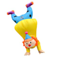 Miniatyrbild 2 av 5: Påsk Uppblåsbar Handstående Clown Kostym Rolig Vuxen Cosplay Party Outfit Dräkt
