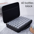 Miniatyrbild 3 av 5: 60 Flaskor 5D Diamantmålning Förvaringsväska DIY Behållare Verktygssats Fodral Svart