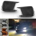 Miniatyrbillede 3 af 5: Til 2018-2021 Switchback Sekventiel LED DRL Tågelygte Cover Kit Ramme