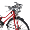 Miniatyrbild 3 av 5: 1:10 Simulering Legering Støbt Model Cykel Cykel Legetøj Kunst Håndværk Rød