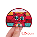 Miniatyrbild 4 av 6: Rolig Katt Avokado Patch Tecknad Sy Applikation Stryk På Märken För Kläder Strykdekaler 5 ST PE6060CT