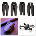 Miniatyrbild 3 av 5: 2 Par Propeller Propellerblad För E88 Pro Mini Drone RC Quadcopter Svart
