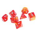 Miniatyrbild 4 av 5: Set med 7 polyedriska tärningar för dungeons and dragons. bordsspel rpg mtg d
