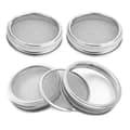 [RM] 4-pack Stainless Steel Sprouting Lids for Wide Mouth Mason Jars for Growing Sprouts