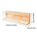 Miniatyrbild 3 av 5: Genomskinlig Akryl Display Case Monteringsbar Disklåda Kub Organizer Dammtätt Skydd Display Case För Actionfigurer