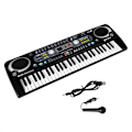 Miniatyrbild 1 av 5: 61 Tangenter Digitalt Musikkeyboard Elektronisk Keyboard Elpiano för Hemmabar Scen Semesterfest