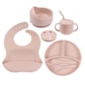 Miniatyrbild 1 av 5: Barnservis BPA-fri, Babysilikon Servisset Beige