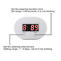 Miniatyrbild 5 av 5: Bevattningssystem för Inomhusväxter Kit Intelligent Droppbevattningsanordning 8 Dropphuvuden Timer Automatisk Pumpkontroller