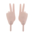 Miniatyrbild 1 av 5: 1/4 BJD Ledade Saxar För BJD Dollfie DOD MSD Docka 40cm Rosa