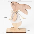 Miniatyrbild 4 av 5: Påskhare Träprydnader Glad Påsk Dekoration För Hemmet Kanin Påskägg Festdekoration Hängen Påskhare Dekor Gåva Easter Rabbit6
