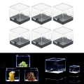 Miniatyrbild 1 av 5: Förpackning Akryl Displayfodral För Djurfigurer 3D Modell Samling 3x3x3.5cm