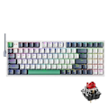 Miniatyrbild 1 av 4: Mekaniskt tangentbord Gamingtangentbord Trådbundet tangentbord Hot Swappable 94 tangenter RGB-ljus Mac Windows