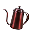 Miniatyrbild 4 av 5: Rostfritt Stål Bryggkaffe Häll Över Gåshals Tekanna 650ml Koppar