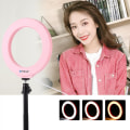 Miniatyrbild 4 av 5: Selfie Ring Light med Tre Färgtemperaturer, USB-driven för Video Vlogging, 4.7 Tum Ring Light