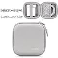 Miniatyrbild 5 av 5: Bärbar Mini Hård Skal Digital Gadget Förvaringsväska Konstläder Hörlursladdare Fodral Datakabel USB-minne Organizer