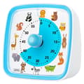 Miniatyrbillede 1 af 2: 60-minutters visuel timer med natlys, nedtællingstimer, Pomodoro-timer med color 1