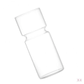 Miniatyrbild 1 av 5: 4 st Hyacint Cylindrisk Klar Glasvas Hydroponisk Behållare för Växt