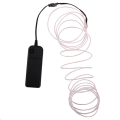 Miniatyrbild 2 av 5: Neon Luminescent LED Glow El Wire String Strip 3 Meter Vit