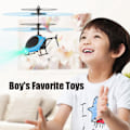 Miniatyrbild 3 av 5: Mini Flygande RC Induktionsflygplan USB Handkontroll Drönare Födelsedagspresenter Blå