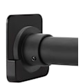 Miniatyrbild 1 av 5: Självhäftande Duschdraperistånghållare | Duschstångsfäste för vägg | Ingen borrning | Självhäftande | 2-pack, (duschdraperistång ingår ej) Black