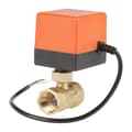 [RM]Moottoroitu messinkinen palloventtiili ilmastointiin AC 220V G3/4 DN20 2-tie
