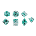 Miniatyrbild 1 av 5: 7 / Set med polyedriska plasttärningar för Du0026D Dungeons and Dragons spel leksak stil 4