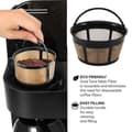 Miniatyrbilde 4 av 5: Gjenbrukbar Kaffe Filter, Kurv Kaffe Filter 8-12 Kopper Erstatning Kaffe Filter Med Rustfritt Stål