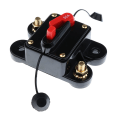 Miniatyrbild 5 av 5: DC 12v 24V bilstereo inline strömbrytare säkring manuell återställningsbrytare 50 amp