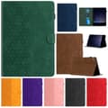 Etui iPad (A16) (2025) Bikubemønster - 8 Farger[RM] Lila
