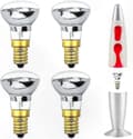 25W E14 R39 Varmvit Lavalampa Glödlampa, Liten Skruv Edison Spotlight, 4-pack, Energiklass C
